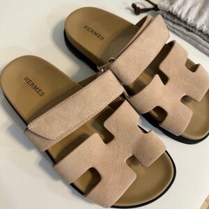 Women's suede Tan Sandals size 9